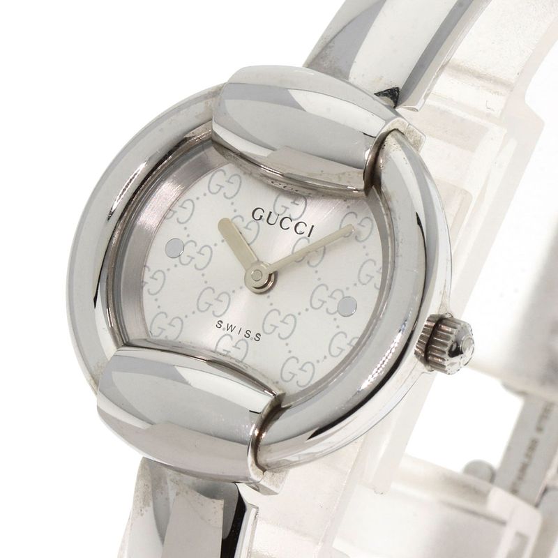 Gucci Round Face Watch SS