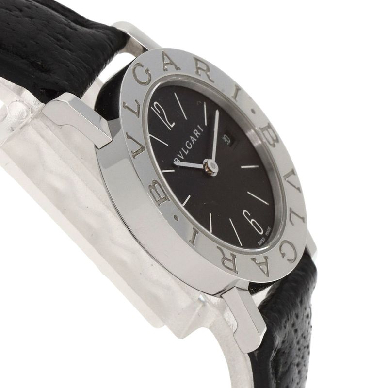 Bvlgari Watch SS Leather