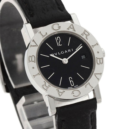 Bvlgari Watch SS Leather