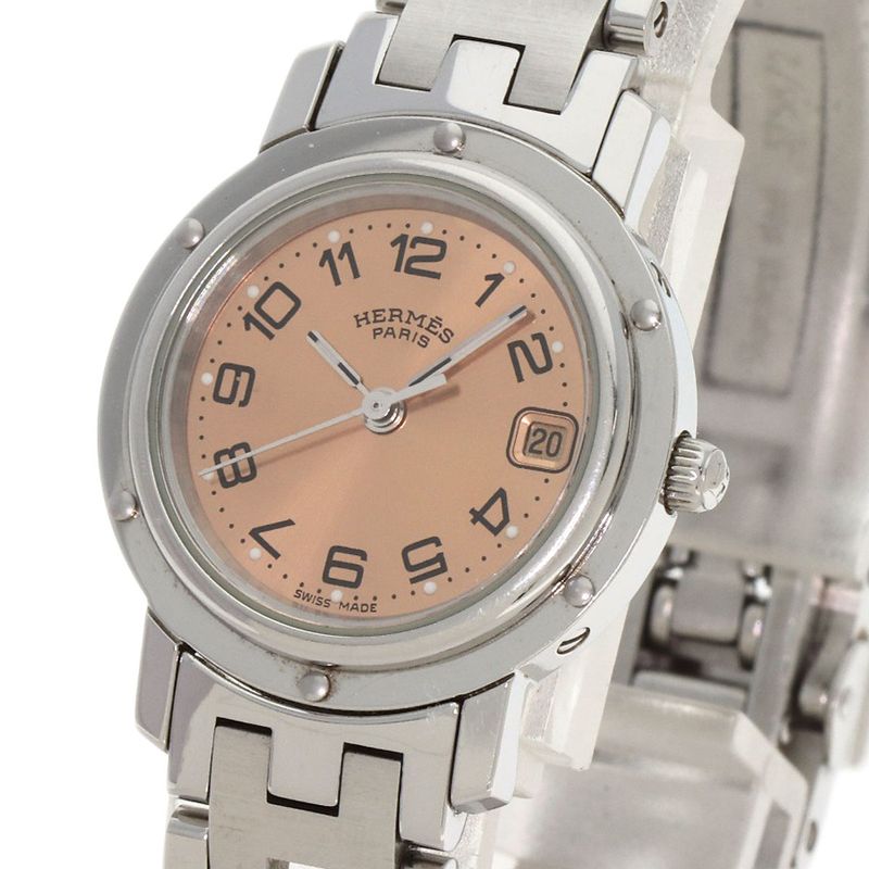 Hermes Clipper Watch SS