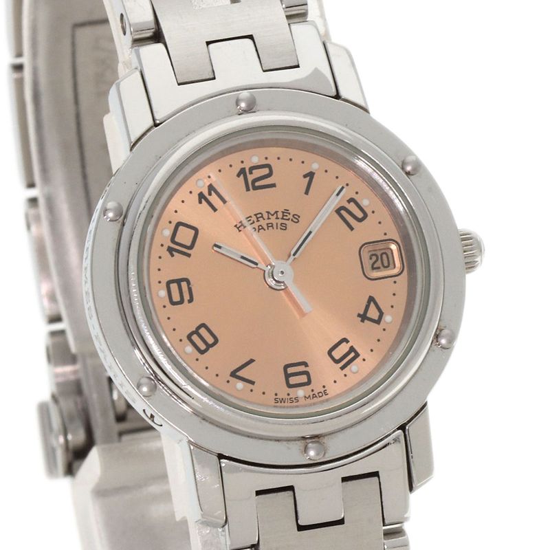 Hermes Clipper Watch SS