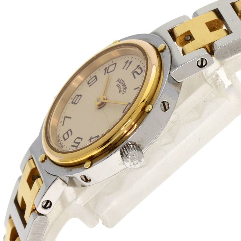 Hermes Clipper Old Buckle Watch SS Ssxgp