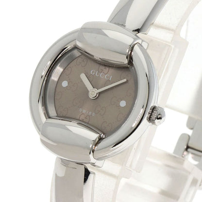 Gucci GG Round Face Bangle Watch SS
