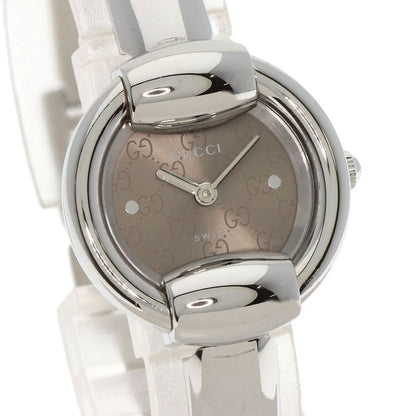 Gucci GG Round Face Bangle Watch SS
