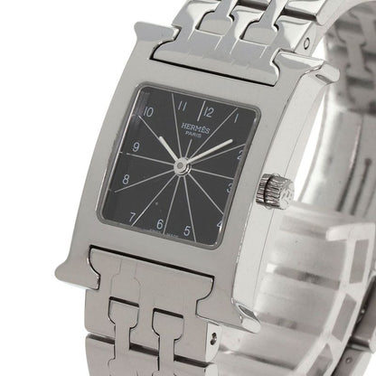 Hermes Watch SS Black