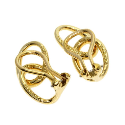 Tiffany & Co. Double Loop Earrings 18K Yellow Gold