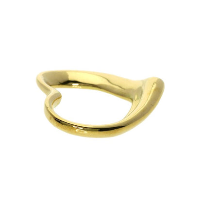 Tiffany & Co. Open Heart Pendant Top 18K Yellow Gold