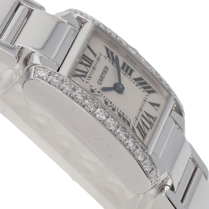 Cartier Tank Francaise SM Watch 18K White Gold
