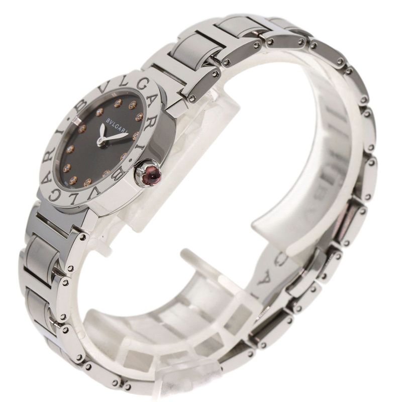 Bvlgari 12 Diamond Watch SS