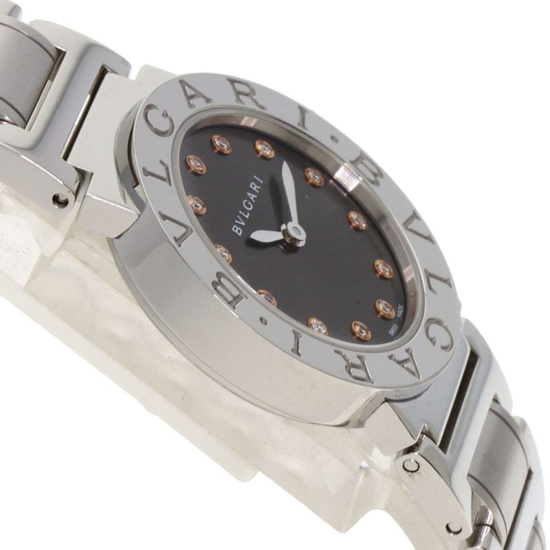 Bvlgari 12 Diamond Watch SS