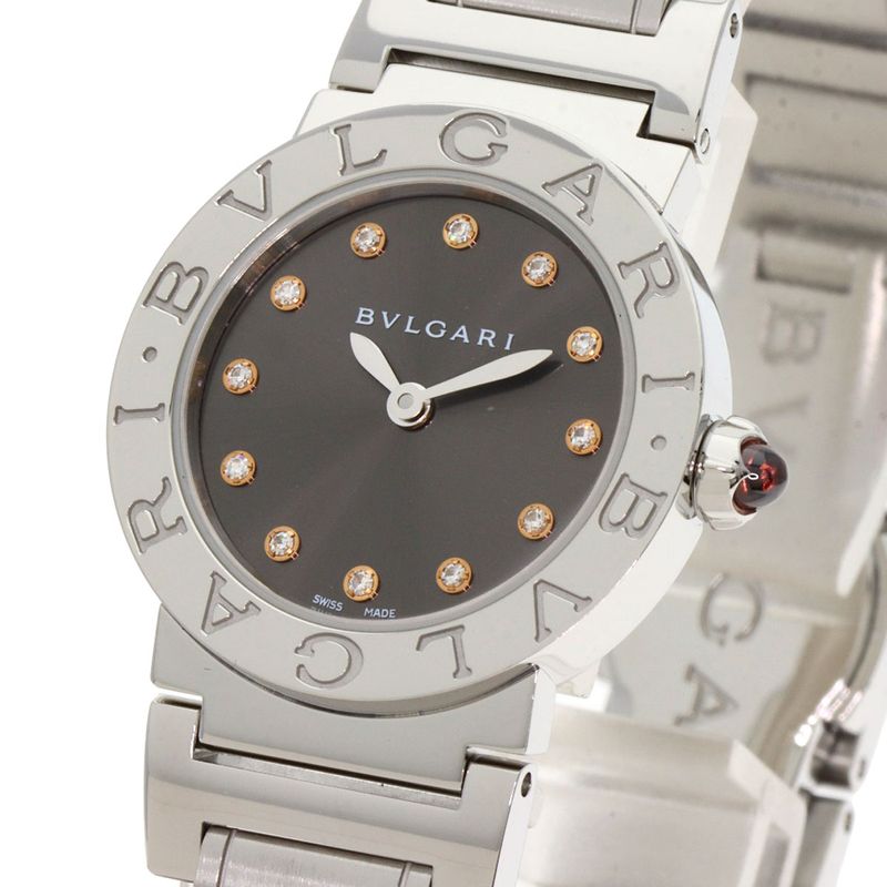 Bvlgari 12 Diamond Watch SS