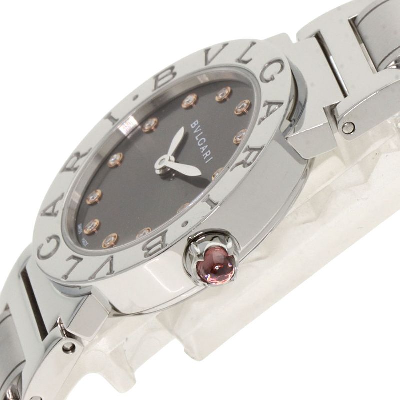 Bvlgari 12 Diamond Watch SS