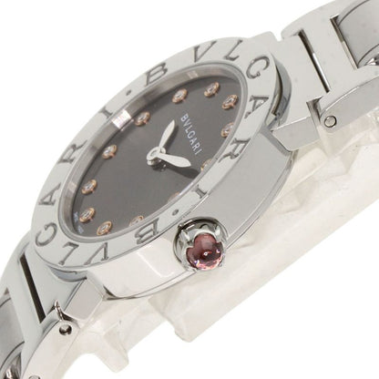 Bvlgari 12 Diamond Watch SS