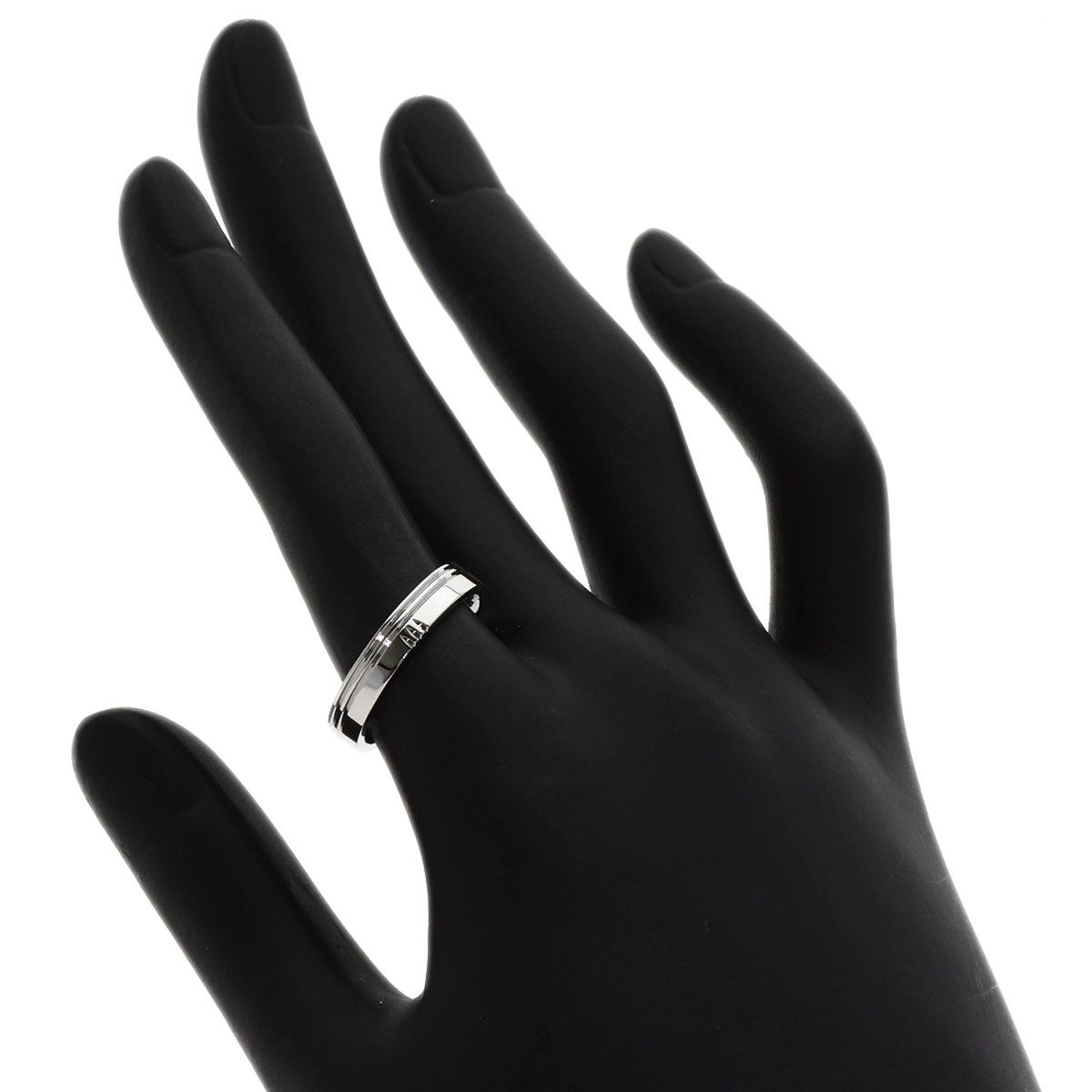 Hermes Alliance Kelly 52 Ring 18K White Gold