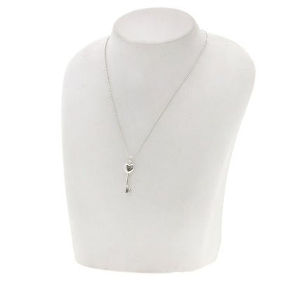 Tiffany & Co. Heart Key Diamond Necklace