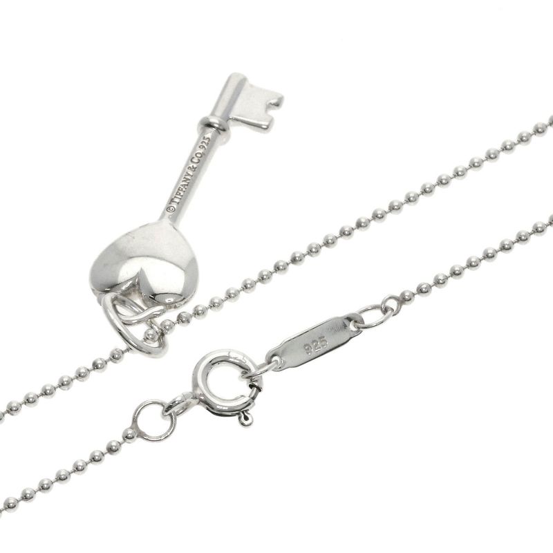 Tiffany & Co. Heart Key Diamond Necklace
