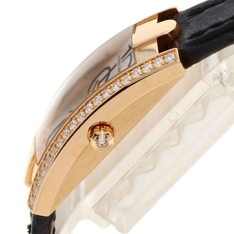 Harry Winston Avenue C Mini Bezel Diamond Watch 18K Pink Gold