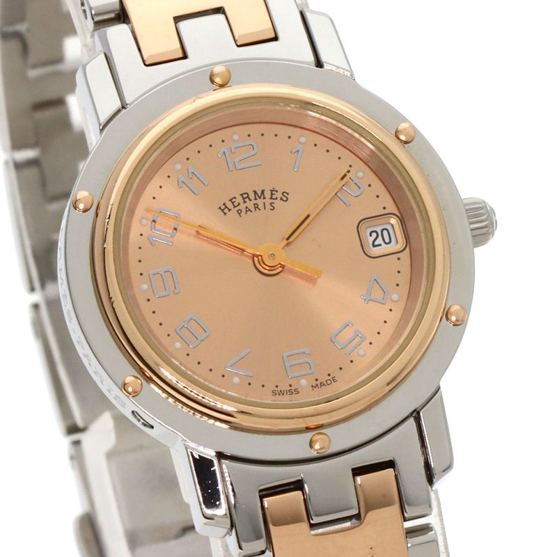 Hermes Clipper New Buckle Watch SS Ssxpgp