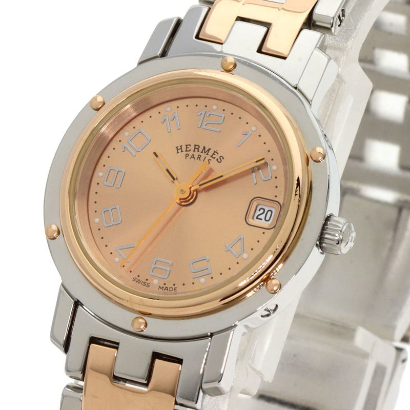Hermes Clipper New Buckle Watch SS Ssxpgp