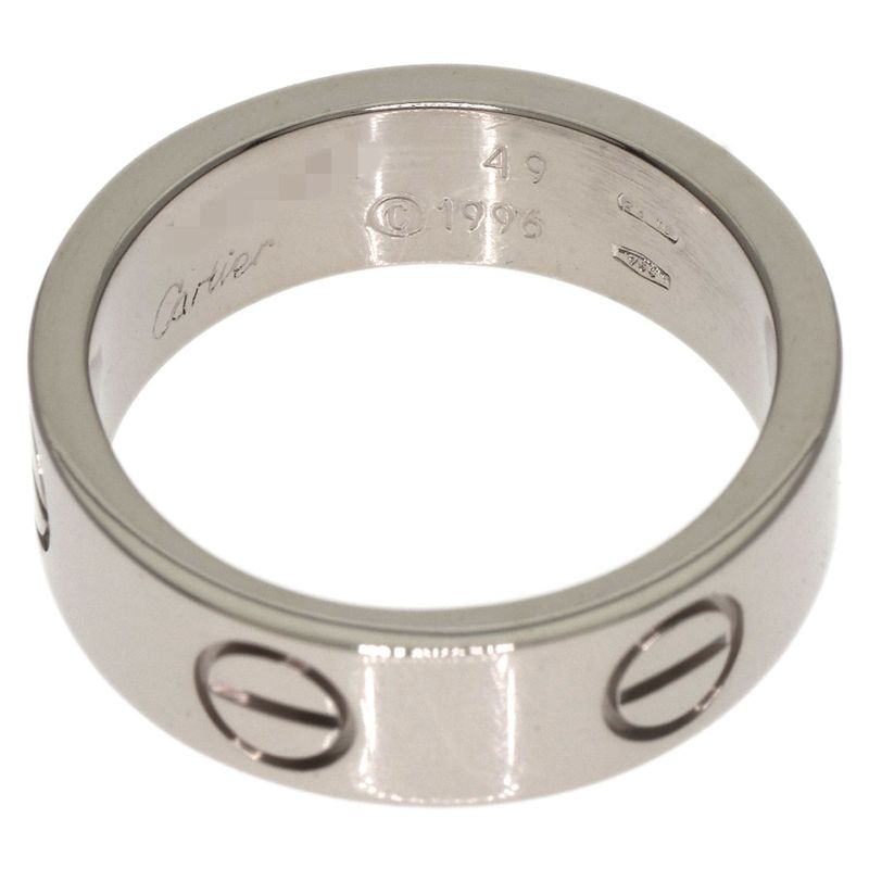 Cartier Love Ring 49 Ring 18K White Gold