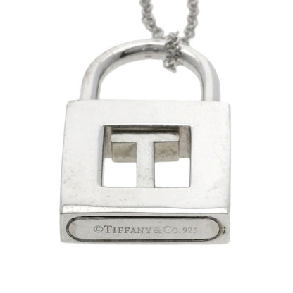 Tiffany & Co. Initial T Cadena Lock Necklace