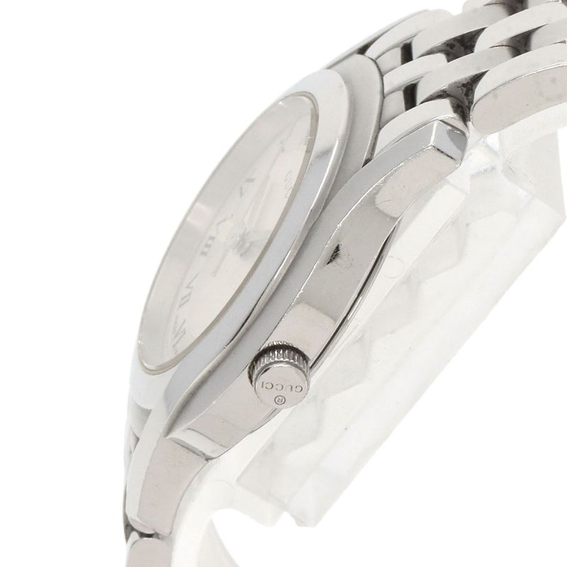 Gucci Round Face Watch SS