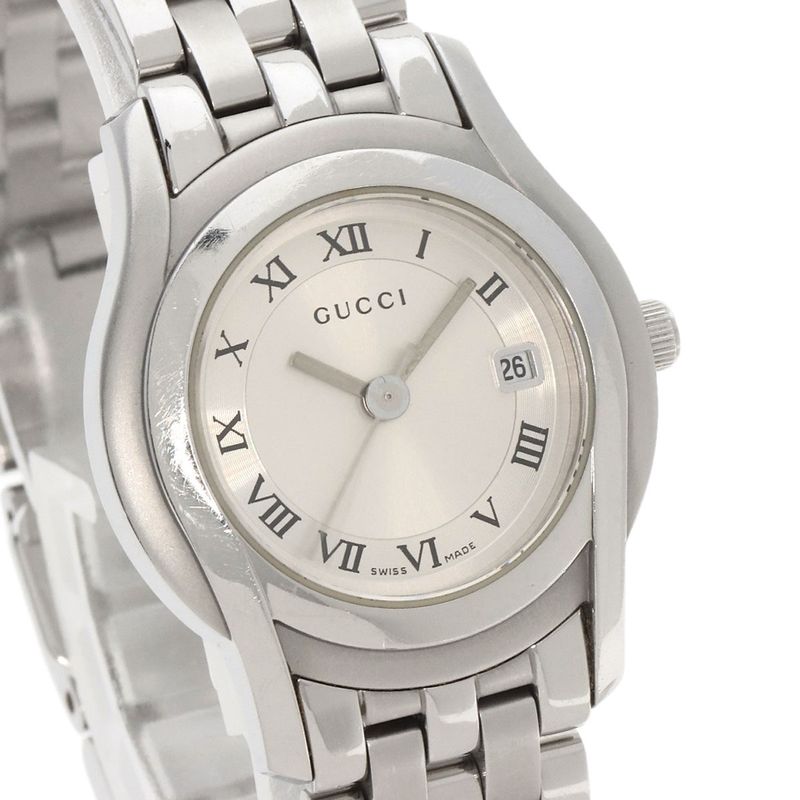Gucci Round Face Watch SS