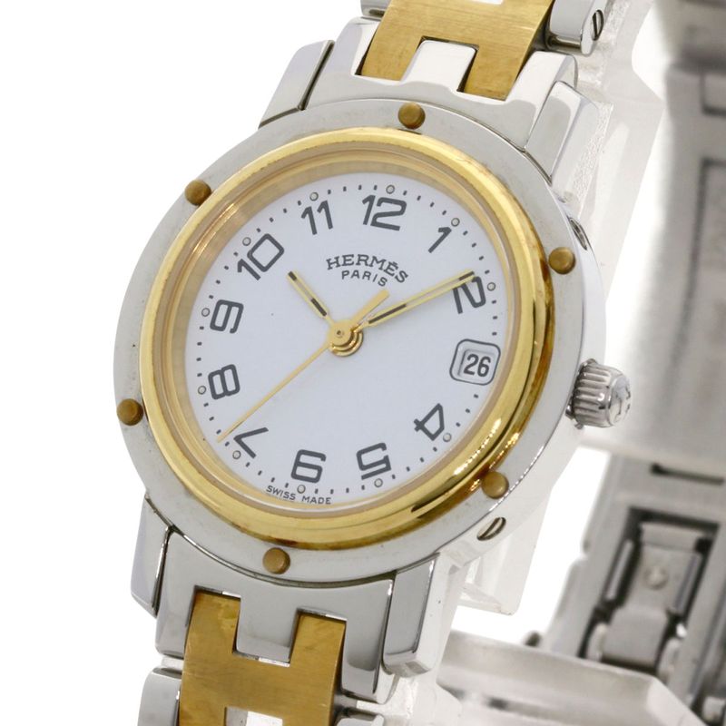 Hermes Clipper Watch SS Ssxgp