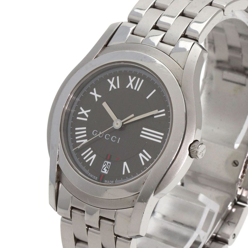 Gucci Round Face Watch SS
