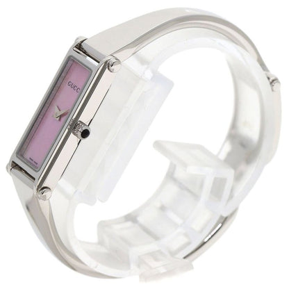 Gucci Square Face Bangle Watch SS