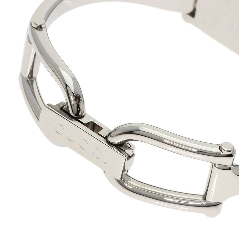 Gucci Square Face Bangle Watch SS
