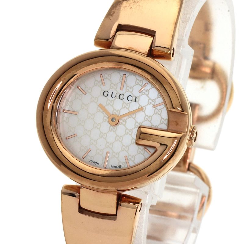 Gucci 134.5 GG Shell Bangle Watch Pgp