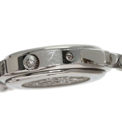 Hermes Clipper Cles Diamond Bezel Watch SS