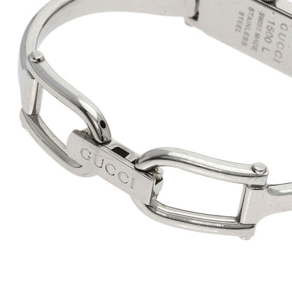 Gucci Square Face Bangle Watch SS