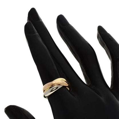 Cartier Trinity 49 Ring 18K Yellow Gold 18K White Pink