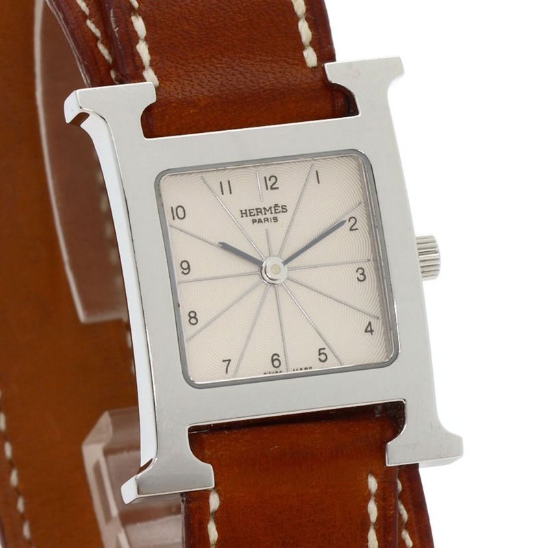 Hermes Watch Double Tour SS Leather