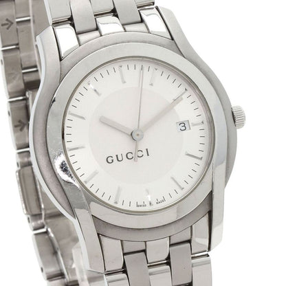 Gucci Round Face Watch SS