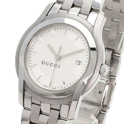 Gucci Round Face Watch SS