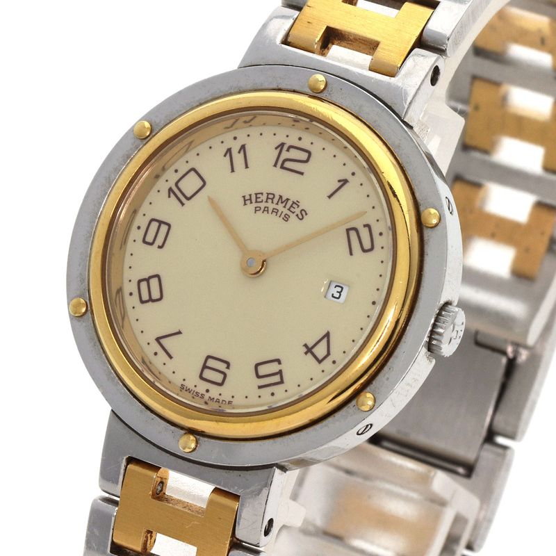 Hermes Clipper Watch SS Ssxgp