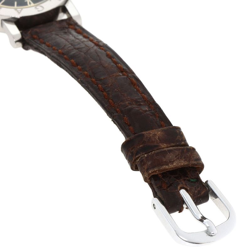 Bvlgari Watch SS Leather