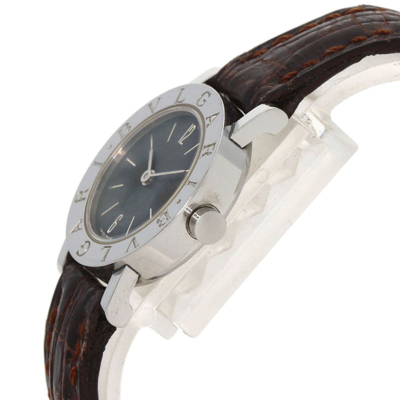 Bvlgari Watch SS Leather