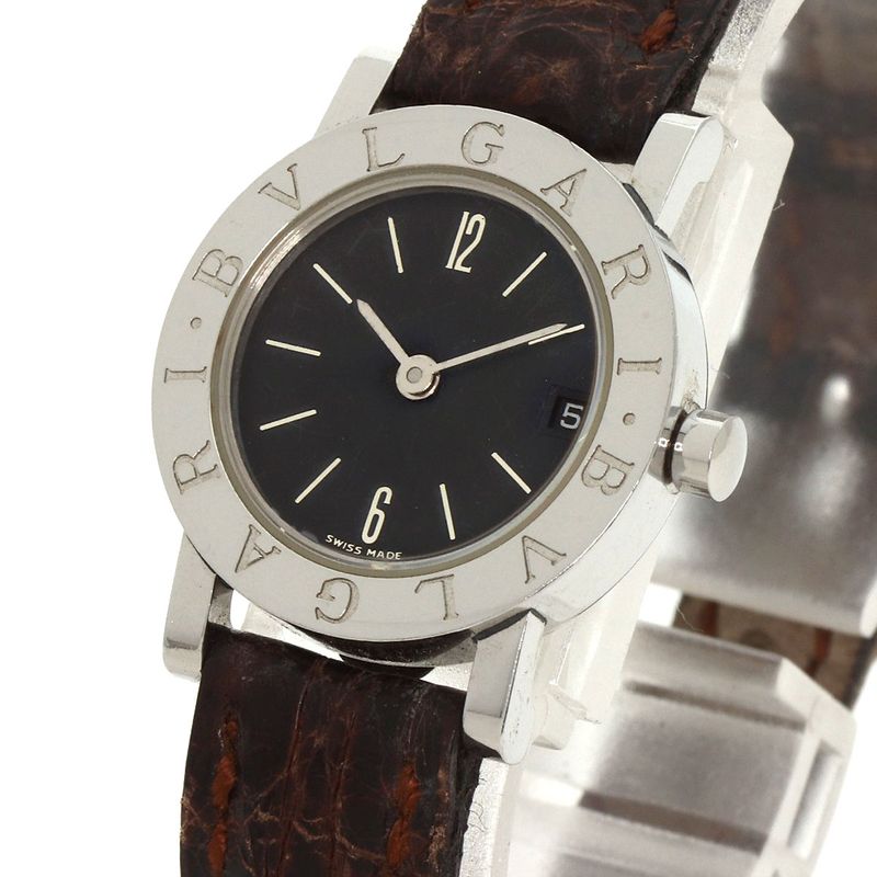 Bvlgari Watch SS Leather