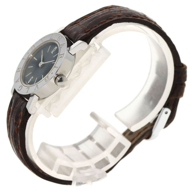 Bvlgari Watch SS Leather
