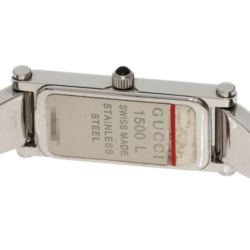 Gucci Square Face Bangle Watch SS