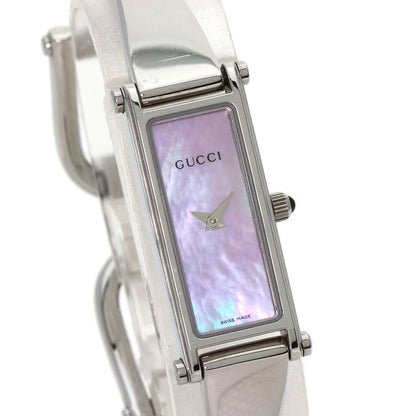 Gucci Square Face Bangle Watch SS