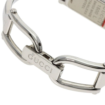 Gucci Square Face Bangle Watch SS