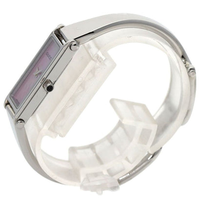 Gucci Square Face Bangle Watch SS
