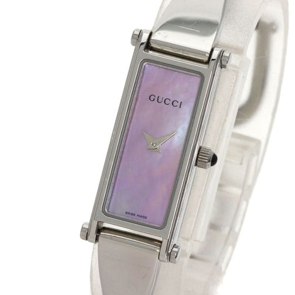 Gucci Square Face Bangle Watch SS