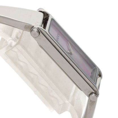 Gucci Square Face Bangle Watch SS