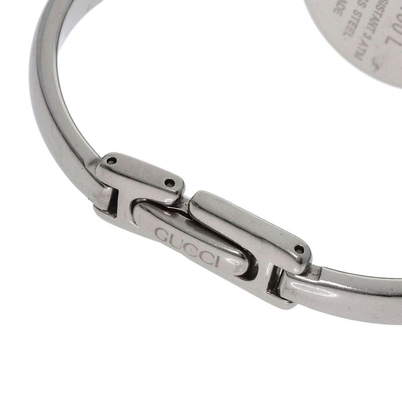 Gucci Round Face Bangle Watch SS